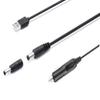 GutReise 12V Car Charger(Max 10A) + 5V DC Power Cable,with 11 Connectors for DVD Player,Camera,GPS,Bluetooth Speakers,Shaver Fans view 2