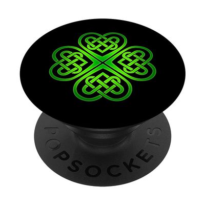 Shamrock, Celtic Knot, Irish Clover, St. Patricks Day, Celts PopSockets Swappable PopGrip