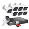 ANNKE 16CH 5MP TVI Security Camera System, 8pcs Wired 5MP Outdoor Indoor Cameras, 5MP Lite 16-Channel with 2TB HDD for Home and Business 24/7 Recording, IP67 Weatherproof Remote Access view 1