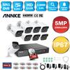 ANNKE 16CH 5MP TVI Security Camera System, 8pcs Wired 5MP Outdoor Indoor Cameras, 5MP Lite 16-Channel with 2TB HDD for Home and Business 24/7 Recording, IP67 Weatherproof Remote Access view 2