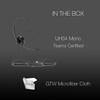 Global Teck Worldwide GTW Yealink UH34 Mono Teams Certified Wired Headset (USB-C), Connects to Deskphone, PC/Mac, Softphones - Works with Teams, Zoom, RingCentral, 8x8, Vonage, Microfiber Included view 3