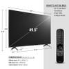 LG 50-in 4K UHD TM120 Smart LED TV W/ Quad Core Intelligent Processor - 50UP8000PUR view 3