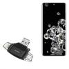 BoxWave Smart Gadget Compatible with Samsung Galaxy S20 Ultra 5G - AllReader SD Card Reader, microSD Card Reader SD Compact USB - Jet Black view 1