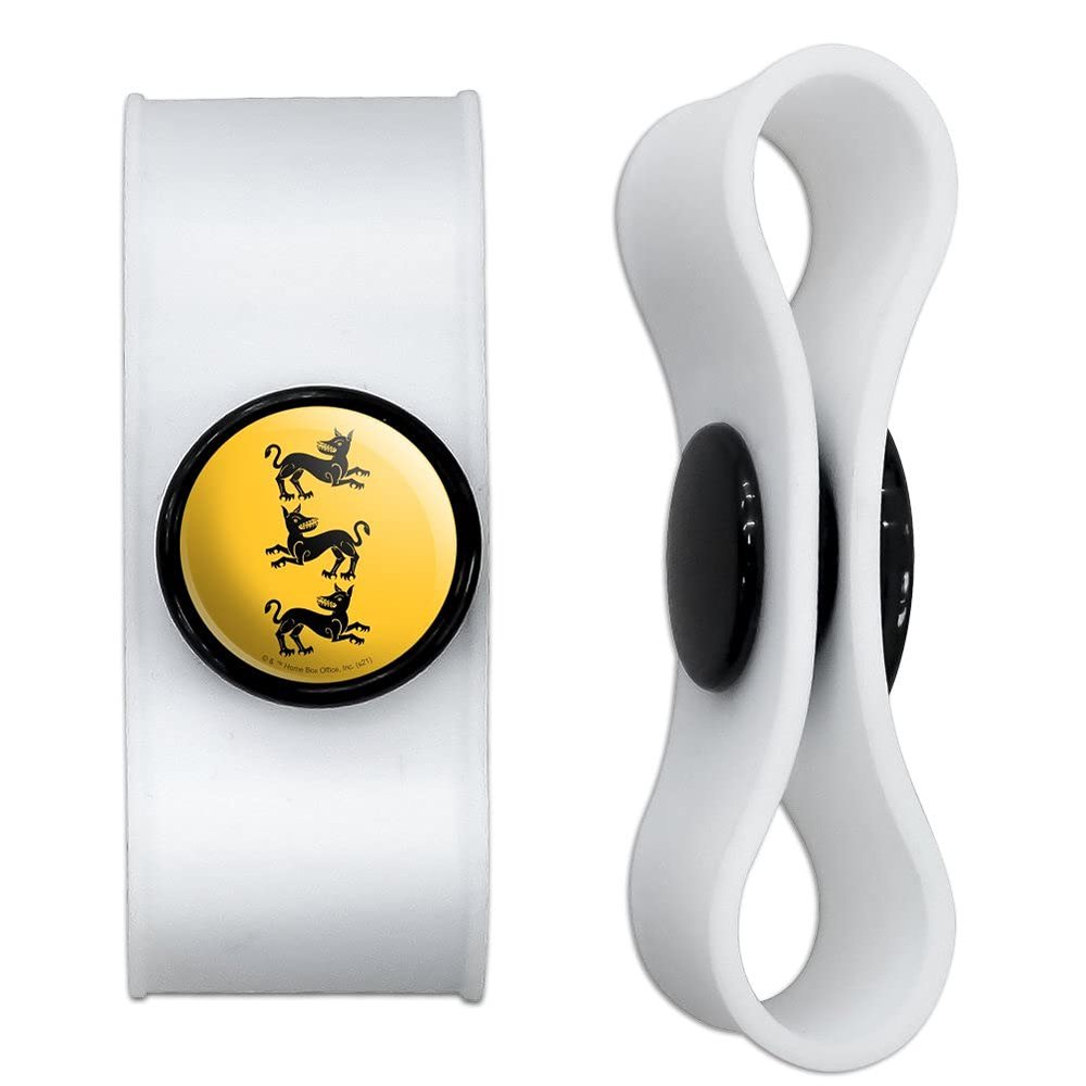 GRAPHICS & MORE Game of Thrones Clegane Sigil Headphone Earbud Cord Wrap - Charging Cable Manager - Wire Organizer Set of 2 - White
