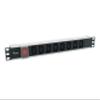Equip 33310 Power Distribution Unit 8 AC Output 1U, Black view 1