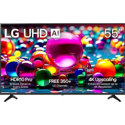 LG 80 Series 55" Alexa Built-in, 4K UHD Smart TV, 60Hz Refresh Rate, Filmmaker Mode, Game Optimizer (55UP8000, 2021)