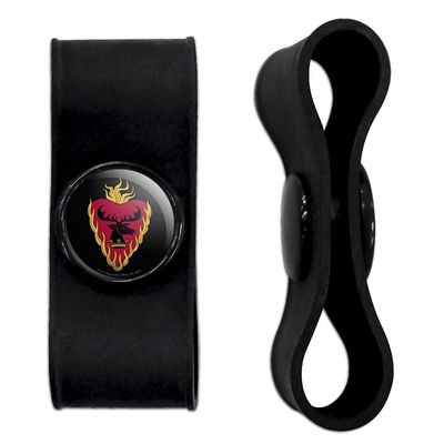GRAPHICS & MORE Game of Thrones Stannis Baratheon Sigil Headphone Earbud Cord Wrap - Charging Cable Manager - Wire Organizer Set of 2
