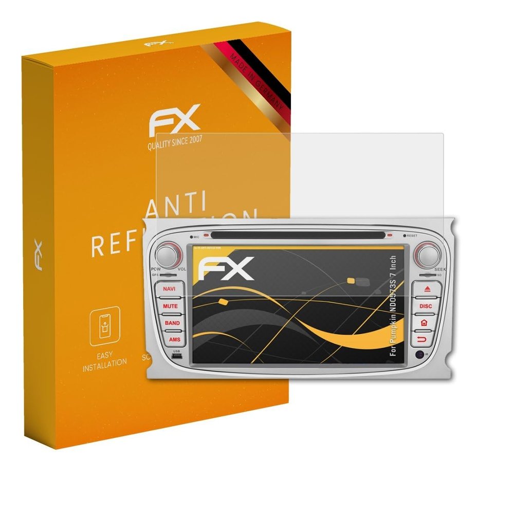 atFoliX Screen Protector compatible with Pumpkin ND0573S 7 Inch Screen Protection Film, anti-reflective and shock-absorbing FX Protector Film (2X)