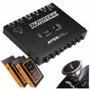 Autotek ATEQ 4-Band Audio Equalizer with Built-in 2-Way Crossover, 1/2 DIN, re-amp EQ with Front/Rear Active Crossover with 2 Gravity Magnet Phone Holder Bundle view 1