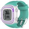Compatible for Garmin Forerunner 10/Forerunner 15,Soft Silicone Wristband Replacement Strap for Garmin Forerunner 10/15 Watch Women Men (Large Size: 0.98"x0.94", Teal) view 3