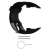 Compatible for Garmin Forerunner 10/Forerunner 15,Soft Silicone Wristband Replacement Strap for Garmin Forerunner 10/15 SmartWatch Women Men (Small Size: 0.81" X 0.77", Black) view 1
