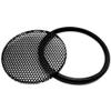 2 Pcs for 1 Inch Speaker Grill Cover 1" Car Audio Tweeter Conversion Decorative Circle Metal Mesh Grille Protection Net (Black-Black) view 4