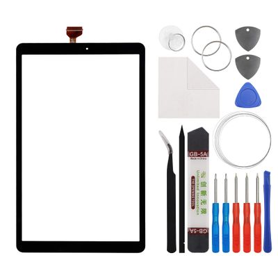 E-yiiviil Front Glass Outer Screen Lens Replacement Compatible with Samsung Galaxy Tab A SM-T590 SM-T595 10.5 inch with Tools(No Display and Touch digitizer)