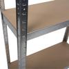 Kinzo Storage rack - Shelving unit - 5 Shelves - Heavy Duty - Max. 750 Kilos - No Screws - MDF view 4
