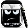 Black Cartoon Earphone Protector Case Compatible with AirPods Shell, Full Protective Soft TPU AirPods Cover Compatible with AirPods 1&2 Wireless and Wired Charging Case ZPYOU -Big Eyes view 1
