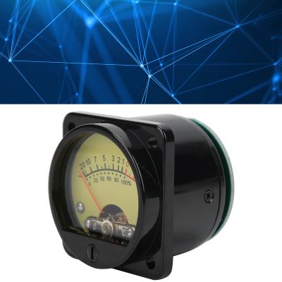 Power Meter, 45mm VU Level Meter VU Meter for Night for Power Amplifiers(TS-45-Y DC500UA, Pisa Leaning Tower Type)