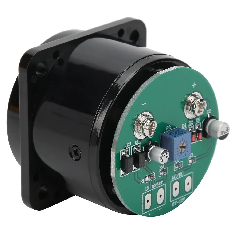 Power Meter, 45mm VU Level Meter VU Meter for Night for Power Amplifiers(TS-45-W DC500UA, Pisa Leaning Tower Type)