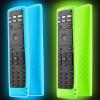2 Pack Remote Case for Vizio XRT136, Silicone Cover for LCD LED TV Controller, Smart TV Remote Skin Sleeve Glow in The Dark Green Blue view 1