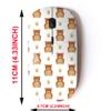 2.4G Wireless Mouse with Cute Pattern Design for All Laptops and Desktops with Nano Receiver - Brown Cute Teddy Bear view 2