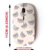 CJCBROES 2.4G Wireless Mouse with Cute Pattern Design for All Laptops and Desktops with Nano Receiver - Cute Bear Sketch view 2