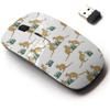 2.4G Wireless Mouse with Cute Pattern Design for All Laptops and Desktops with Nano Receiver - Australia Kangaroo Grass view 1