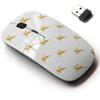 2.4G Wireless Mouse with Cute Pattern Design for All Laptops and Desktops with Nano Receiver - Christmas Deer view 1