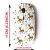 2.4G Wireless Mouse with Cute Pattern Design for All Laptops and Desktops with Nano Receiver - Christmas Deer on view 2