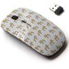 2.4G Wireless Mouse with Cute Pattern Design for All Laptops and Desktops with Nano Receiver - Christmas Deers view 1