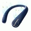 Bladeless Neck Hanging Fan Portable, Negative Ion Neckband Fan Leafless, Mini Cooling Fan USB Hands Free with 3 Speeds, Air Cooler Personal for Sport Outdoor Traveling Summer Gift Blue view 1