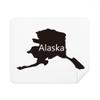 Alaska USA Map Stars Stripes Flag Cleaning Cloth Screen Cleaner 2pcs Suede Fabric view 1