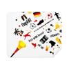 Germany Football Flag Culture Pattern Cleaning Cloth Screen Cleaner 2pcs Suede Fabric view 1