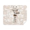 Deer Animal Head Artistic Effect Colourful Cleaning Cloth Screen Cleaner 2pcs Suede Fabric view 1