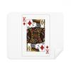 Diamond K Playing Cards Pattern Cleaning Cloth Screen Cleaner 2pcs Suede Fabric view 1