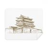 Beijing Landmark Sketch Cleaning Cloth Screen Cleaner 2pcs Suede Fabric view 1