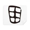 Bone Inscription Chinese Surname Character Tian Cleaning Cloth Screen Cleaner 2pcs Suede Fabric view 1