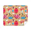 Crane Repeat JapanPattern Cleaning Cloth Screen Cleaner 2pcs Suede Fabric view 1