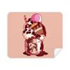 Cake Biscuit Chocolate Ice Cleaning Cloth Screen Cleaner 2pcs Suede Fabric view 1