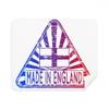 Made in England UK Triangle Landmark Flag Cleaning Cloth Screen Cleaner 2pcs Suede Fabric view 1