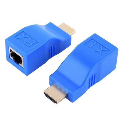 -Compatible Extender 30M Transmission Distance RJ45 to -Compatible HD Network Extender Converter