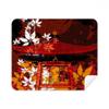 Japan Japanese Style Leaves Pavilion Cleaning Cloth Screen Cleaner 2pcs Suede Fabric view 1