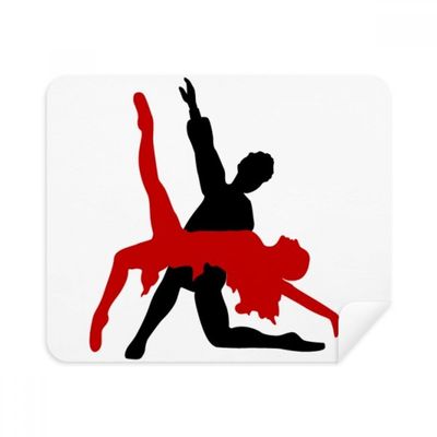 Art Duet Dance Social Dancing Cleaning Cloth Screen Cleaner 2pcs Suede Fabric