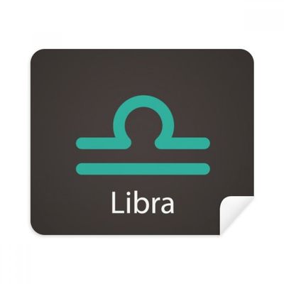 September October Libra Constellation Cleaning Cloth Screen Cleaner 2pcs Suede Fabric