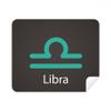 September October Libra Constellation Cleaning Cloth Screen Cleaner 2pcs Suede Fabric view 1