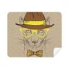 Glasses Leopard Handsome Cleaning Cloth Screen Cleaner 2pcs Suede Fabric view 1