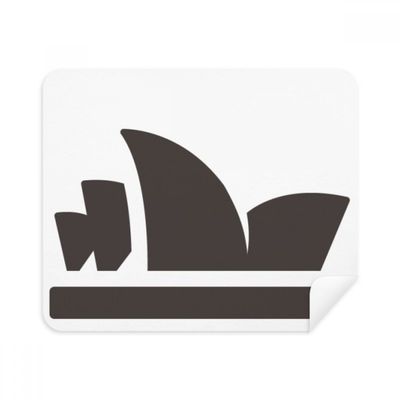 Australia City Landmark Sydney Opera House Cleaning Cloth Screen Cleaner 2pcs Suede Fabric