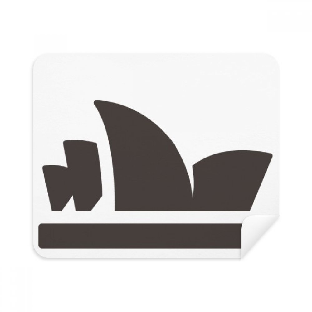Australia City Landmark Sydney Opera House Cleaning Cloth Screen Cleaner 2pcs Suede Fabric