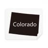Colorado America USA Map Outline Cleaning Cloth Screen Cleaner 2pcs Suede Fabric view 1