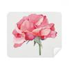 Watercolor Carnation Flowers Cleaning Cloth Screen Cleaner 2pcs Suede Fabric view 1