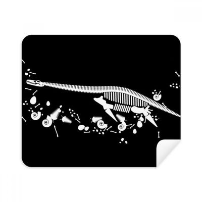 Dinosaur Bone Bones Small Cleaning Cloth Screen Cleaner 2pcs Suede Fabric
