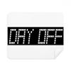 Holiday Starts Day Off Cleaning Cloth Screen Cleaner 2pcs Suede Fabric view 1